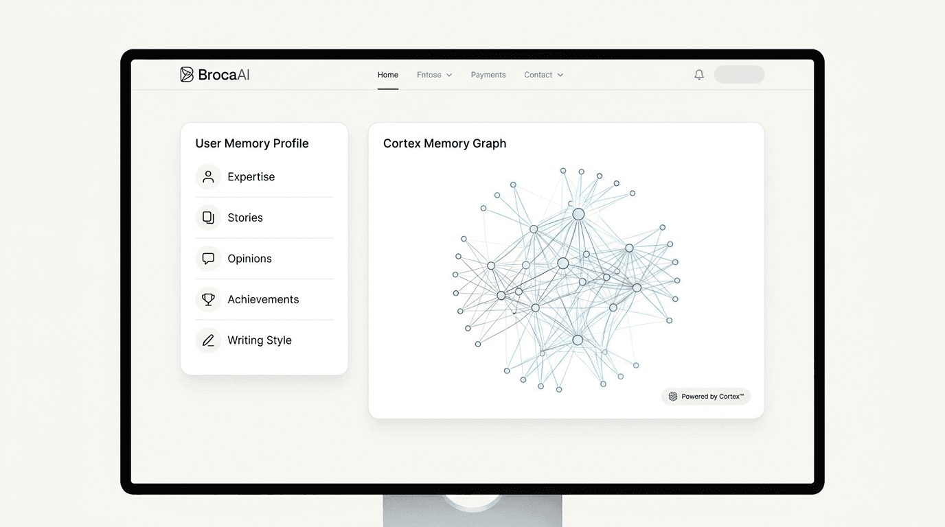 BrocaAI Dashboard Interface